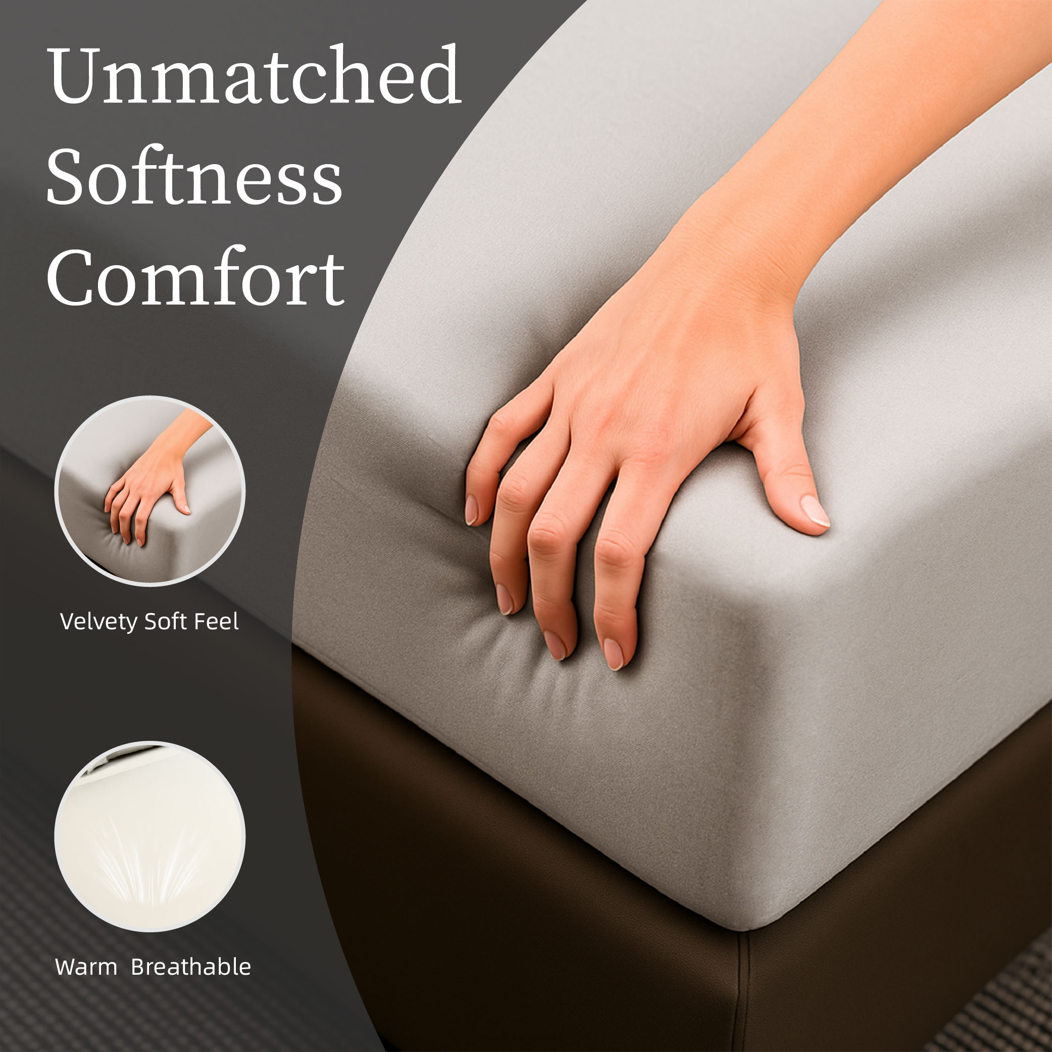 Bedding Twin Bed Sheets Set - 3 Piece Bedding - Brushed Microfiber - Shrinkage And Fade Resistant - Easy Care (Twin, White)_voghion.com